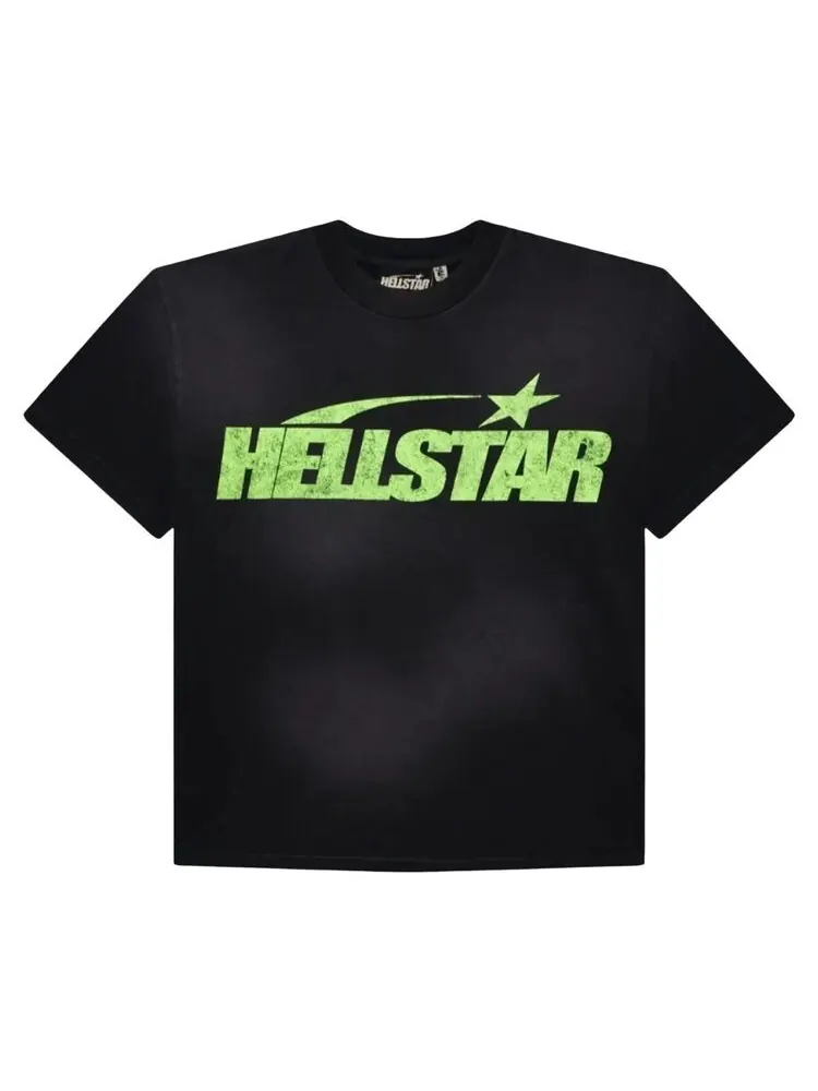 Футболка Hellstar Classic T-Shirt Black/Green — изображение 1 из 2, черный/зеленый