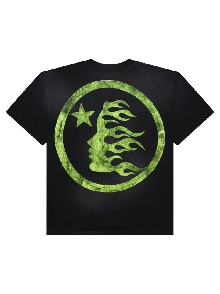 Футболка Hellstar Classic T-Shirt Black/Green — изображение 2 из 2, черный/зеленый