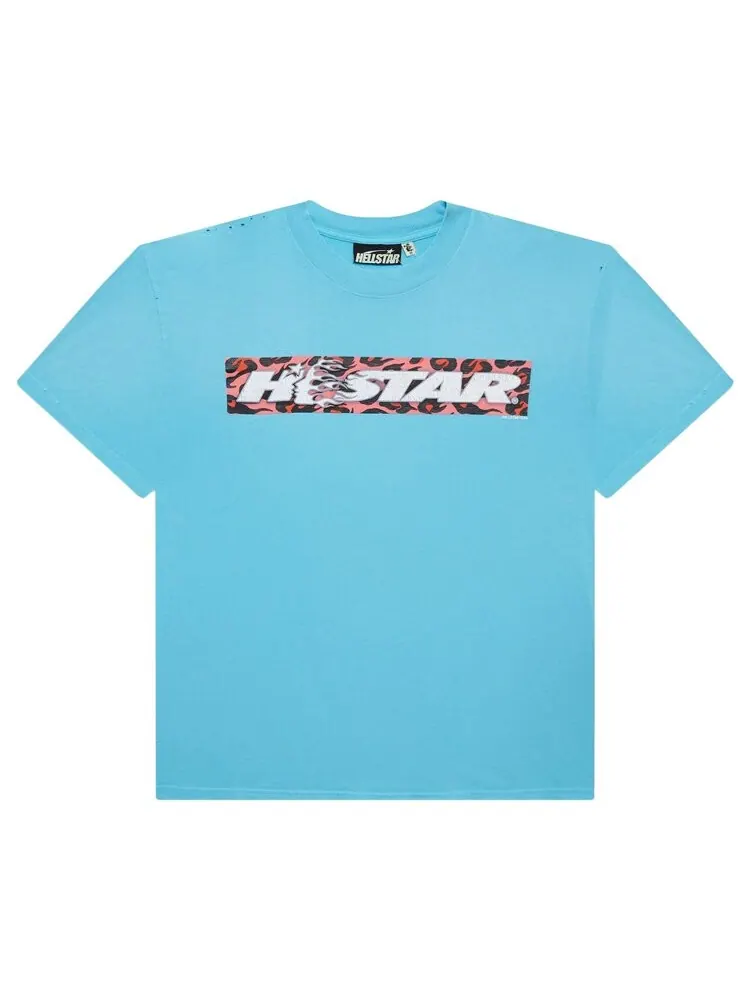 Футболка Hellstar Box Logo T-Shirt — изображение 1 из 2, синий