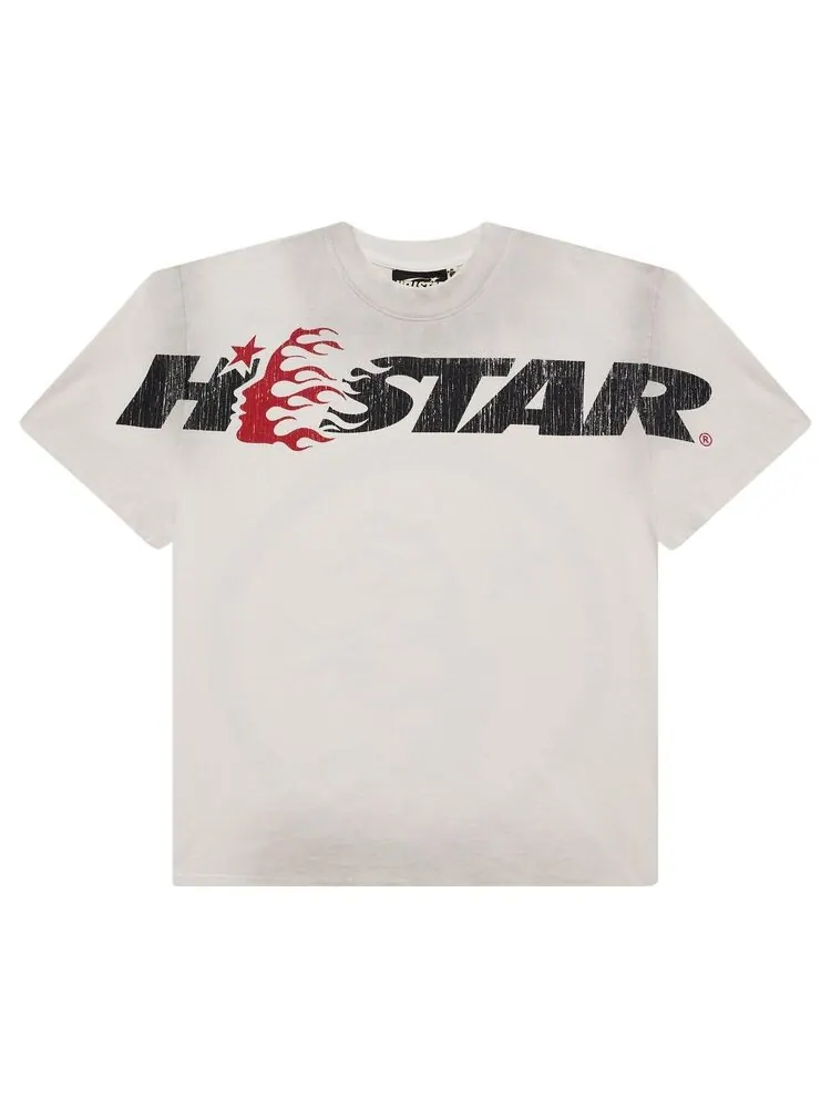 Футболка Hellstar Studios Cartoon Logo T-Shirt Grey — изображение 1 из 2, серый