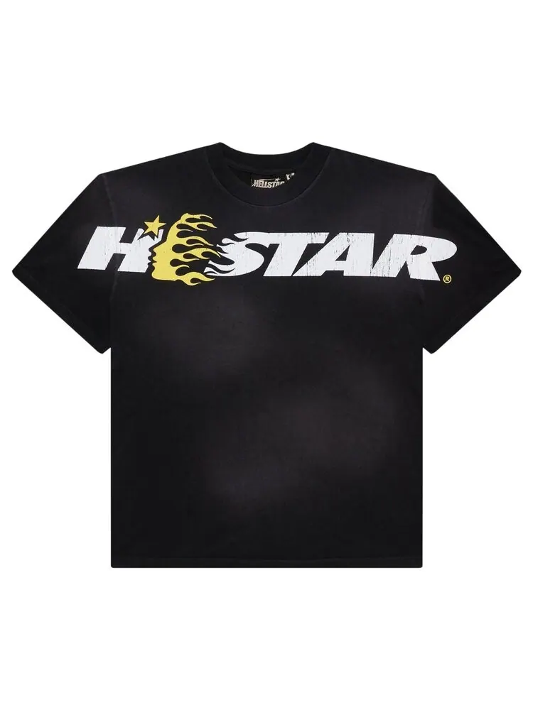 Футболка Hellstar Studios Cartoon Logo T-Shirt — изображение 1 из 2, желтый
