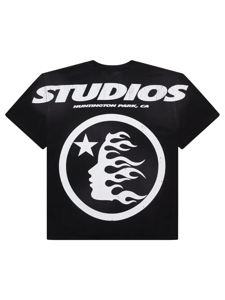 Футболка Hellstar Studios Cartoon Logo T-Shirt — изображение 2 из 2, желтый