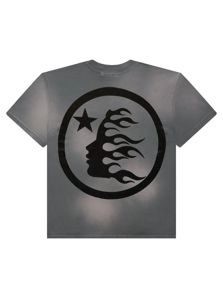 Футболка Hellstar Sports Core Logo Gel T-Shirt Grey — изображение 2 из 2, серый