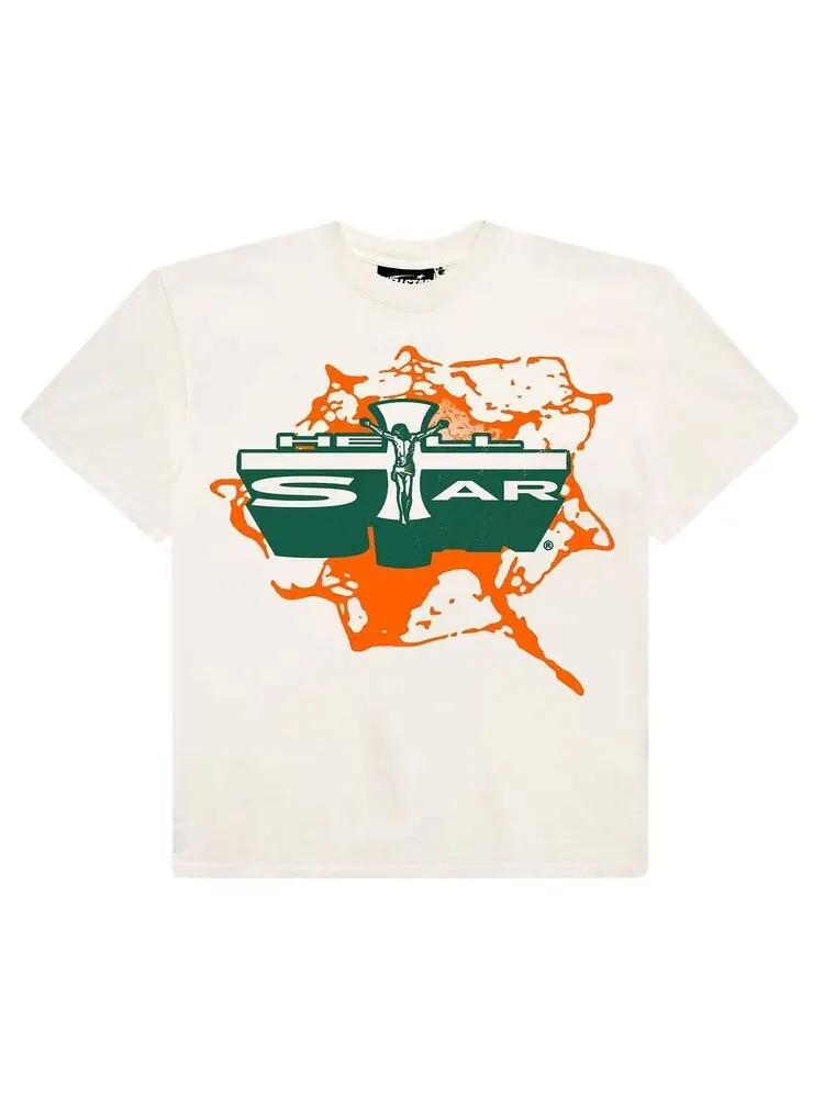 Футболка Hellstar Jesus T-Shirt White — изображение 1 из 2, белый