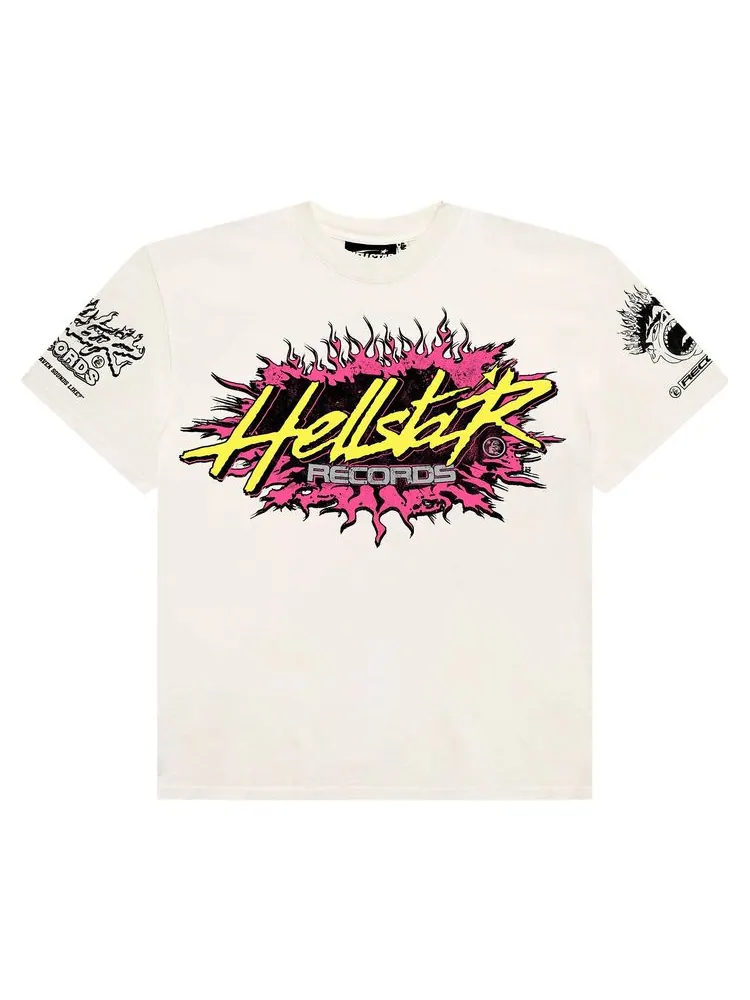 Футболка Hellstar Records T-Shirt White — изображение 1 из 2, белый