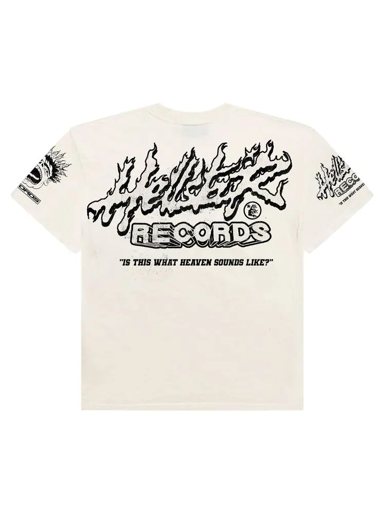 Футболка Hellstar Records T-Shirt White — изображение 2 из 2, белый