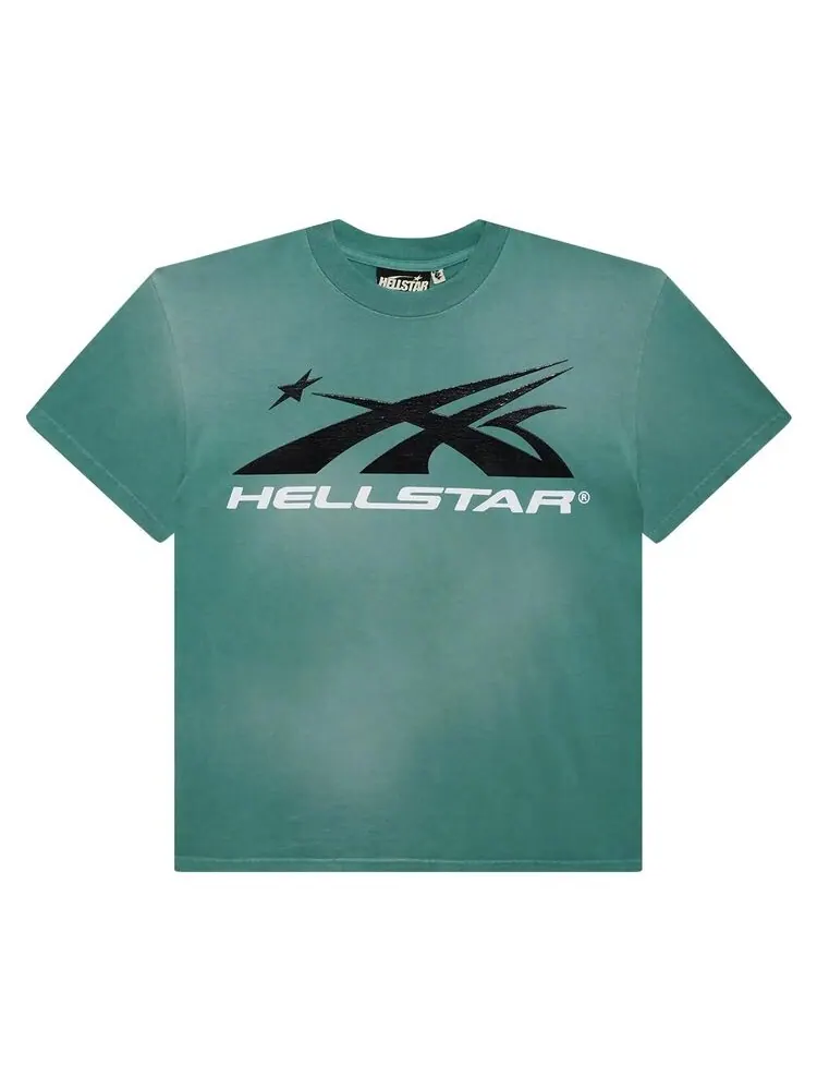 Футболка Hellstar Sports Logo T-Shirt Green — изображение 1 из 2, зеленый