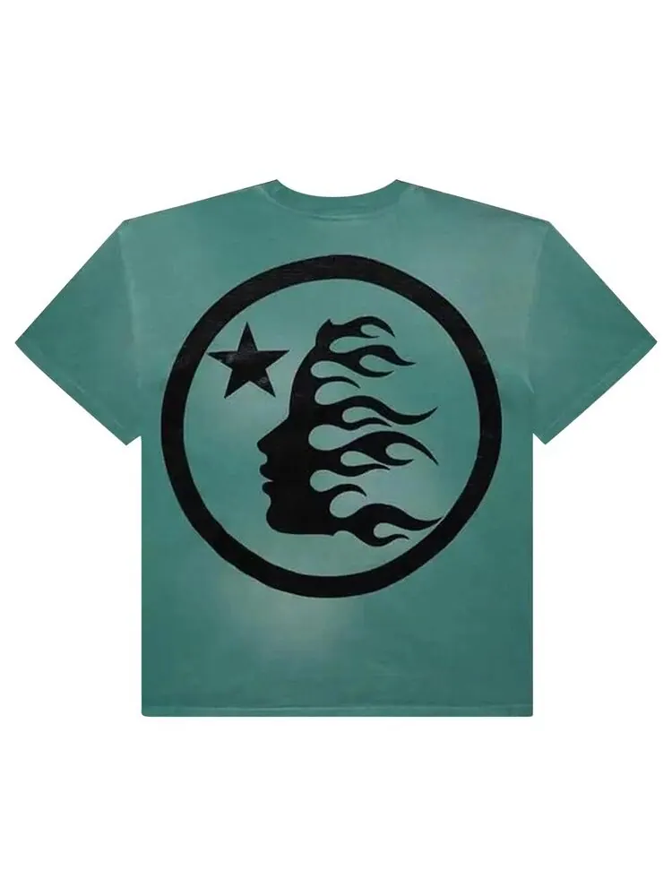 Футболка Hellstar Sports Logo T-Shirt Green — изображение 2 из 2, зеленый