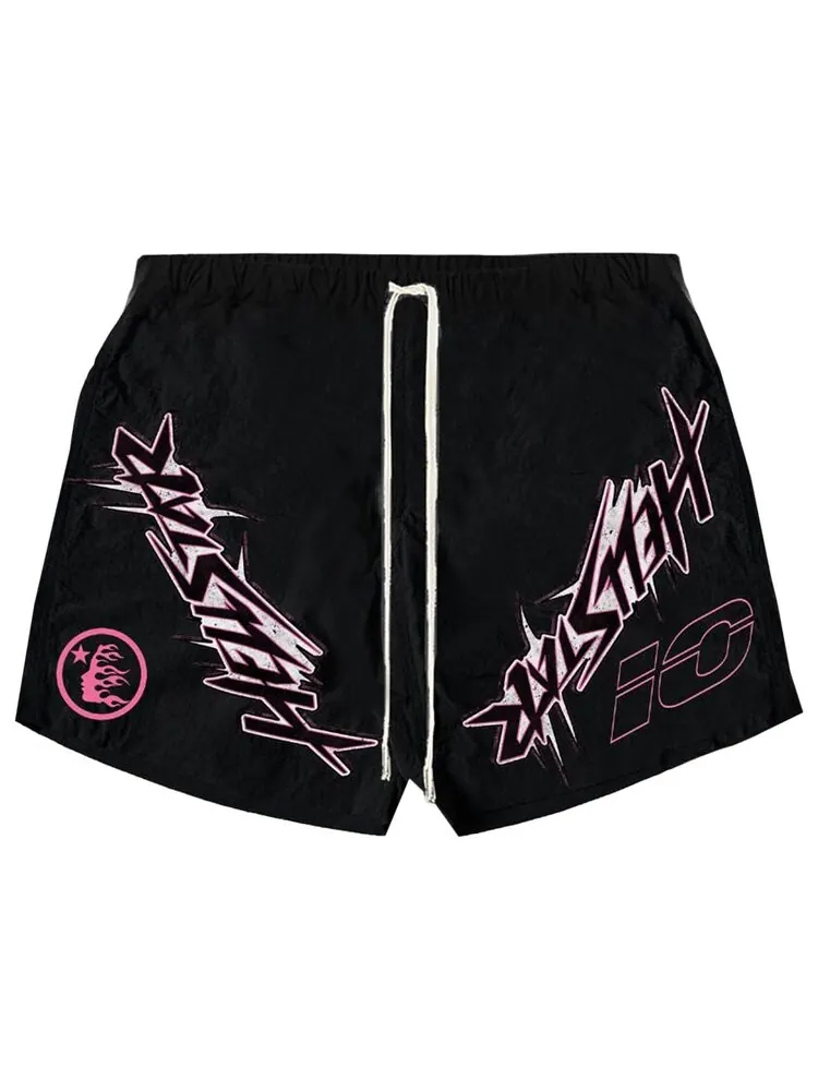 Шорты Hellstar Waxed Nylon Athletic Shorts — изображение 1 из 1, черный