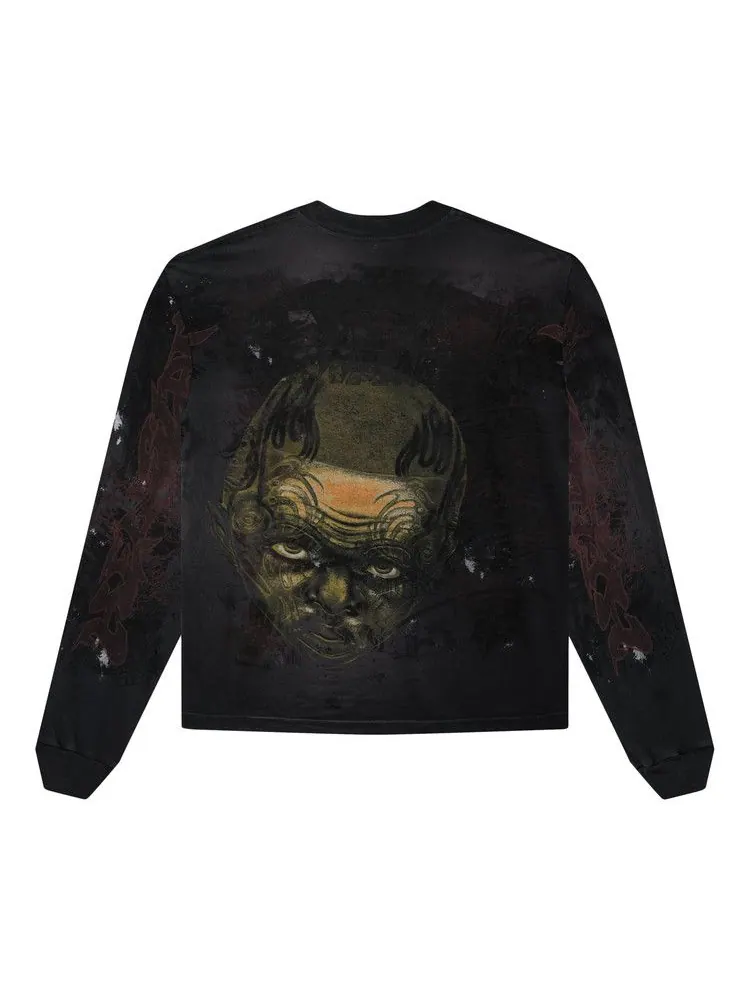 Лонгслив Hellstar Graffiti Long-Sleeve — изображение 2 из 2, черный
