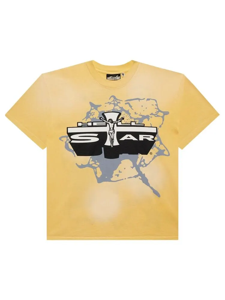 Футболка Hellstar Jesus T-Shirt Yellow — изображение 1 из 2, желтый