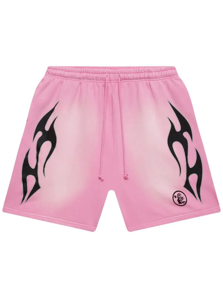 Шорты Hellstar x Complex Sports Flame Shorts 'Pink' — изображение 1 из 2, розовый