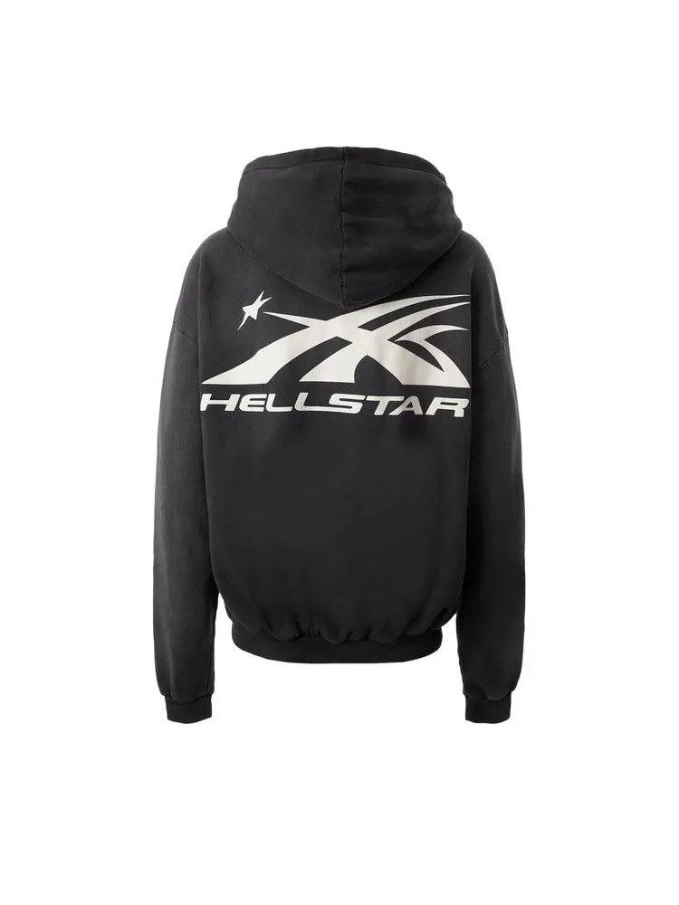 Толстовка Hellstar HS Logo Zip-Up — изображение 2 из 2, черный