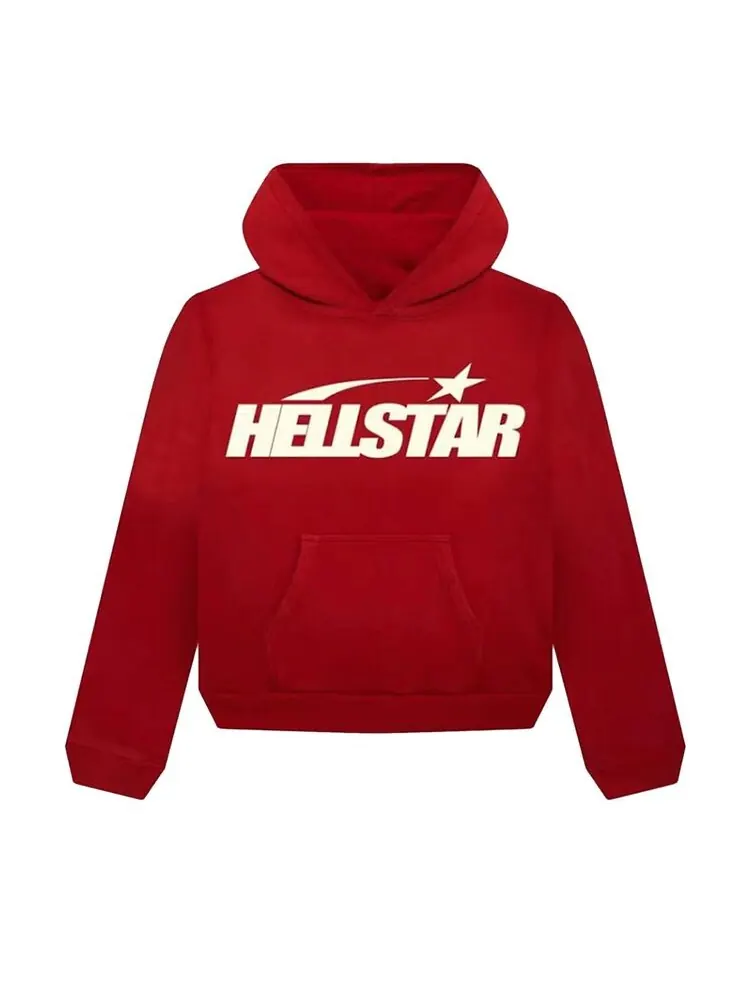 Худи Hellstar Uniform Hoodie Red — изображение 1 из 2, красный