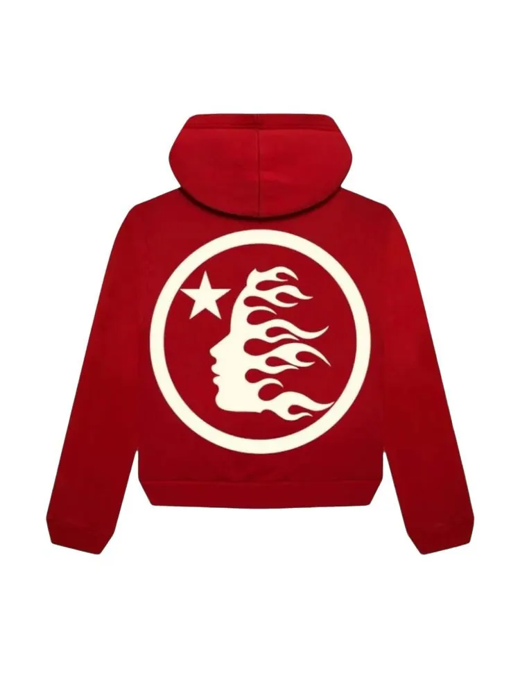 Худи Hellstar Uniform Hoodie Red — изображение 2 из 2, красный
