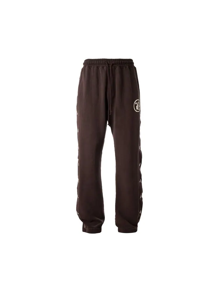 Спортивные брюки Hellstar Mirror Face Sweatpants 'Brown' — изображение 1 из 1, коричневый