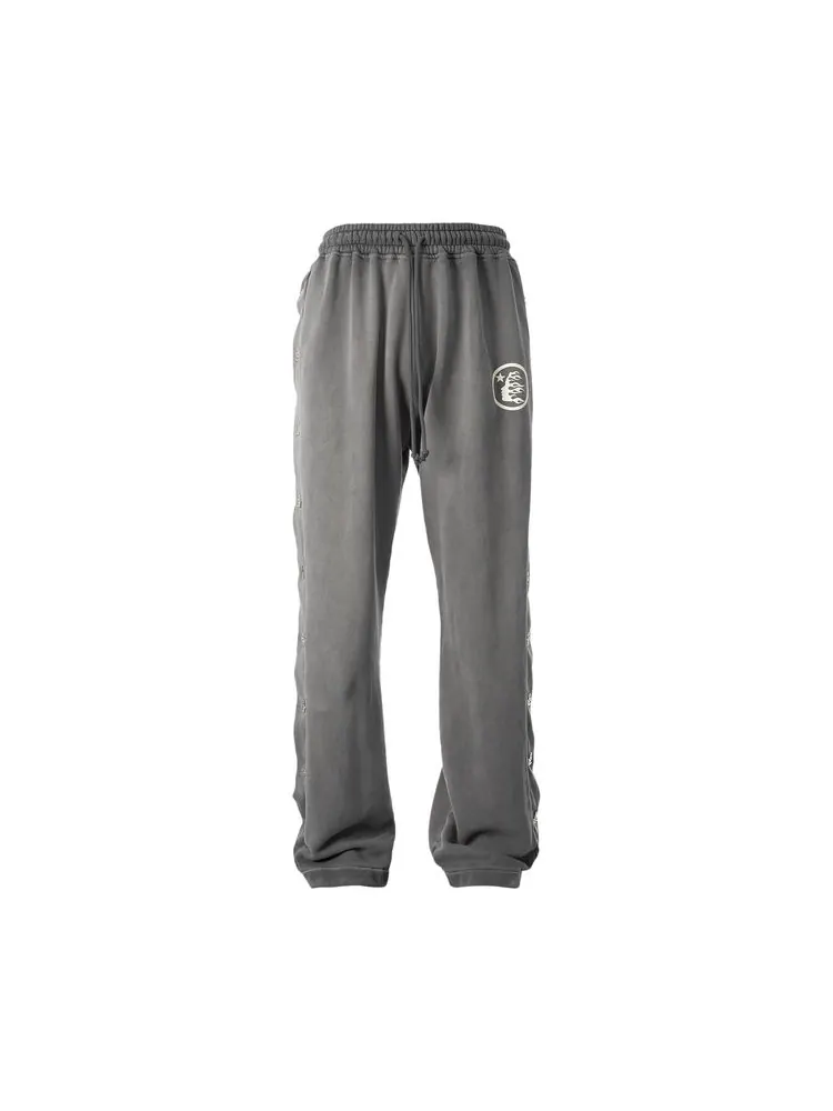 Спортивные брюки Hellstar Mirror Face Sweatpants 'Grey' — изображение 1 из 1, серый