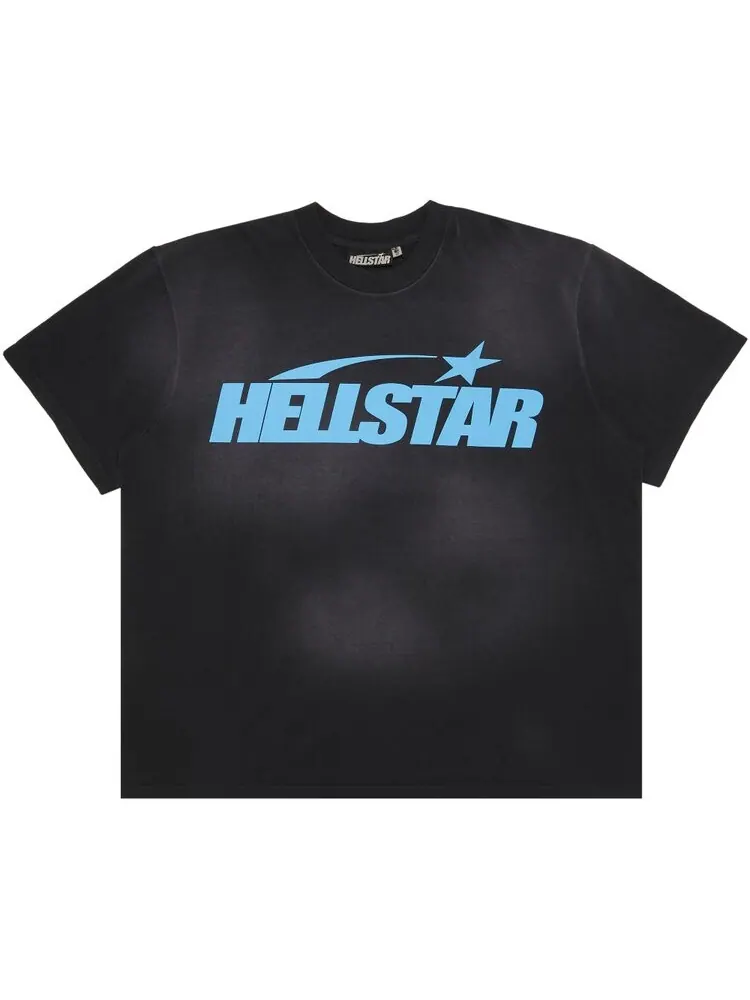 Футболка Hellstar Classic T-Shirt (Regular Print) — изображение 1 из 3, черный/синий