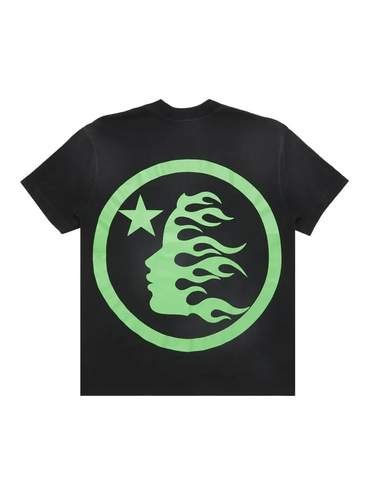 Футболка Hellstar Classic T-Shirt (Regular Print) — изображение 2 из 3, черный/зеленый