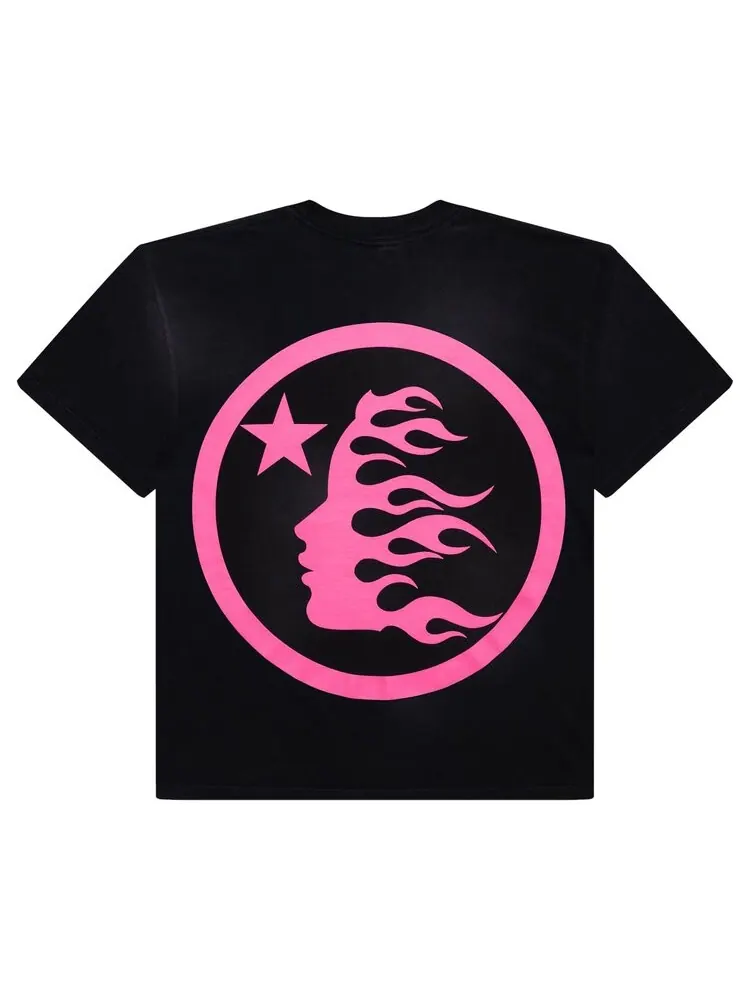 Футболка Hellstar Classic T-Shirt (Regular Print) — изображение 2 из 2, черный/розовый