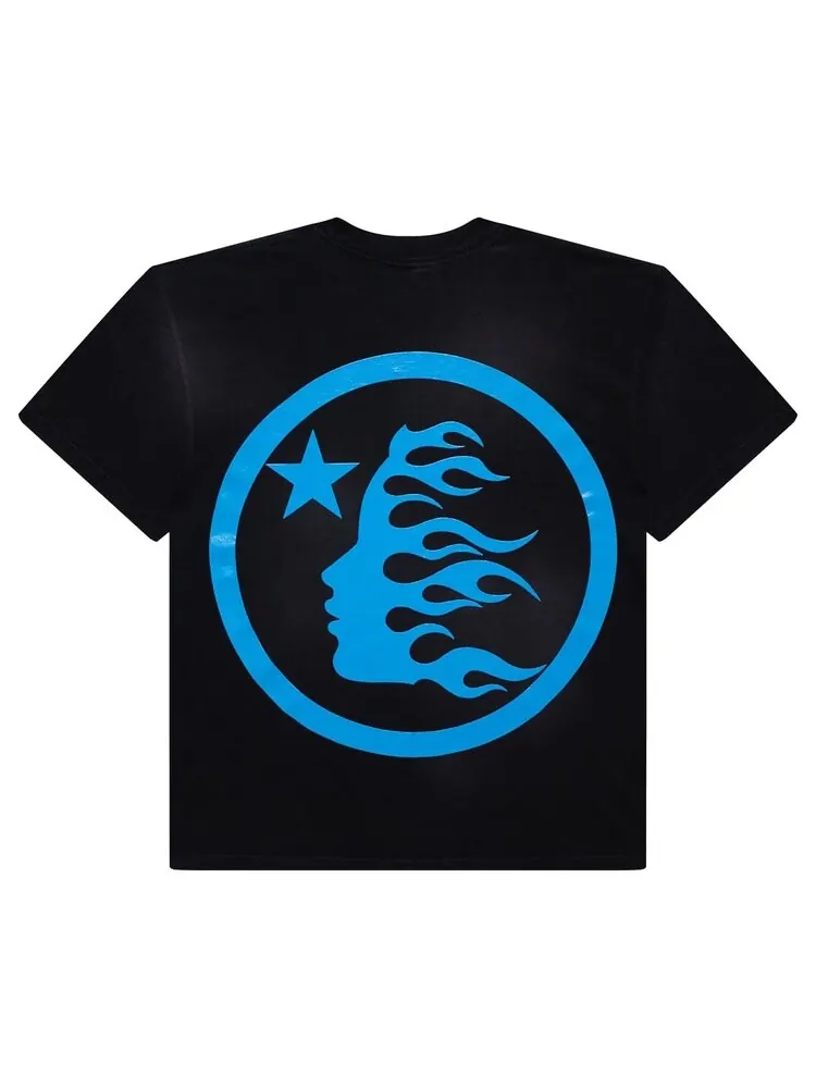 Футболка Hellstar Classic T-Shirt (Gel Print) — изображение 2 из 2, черный/синий