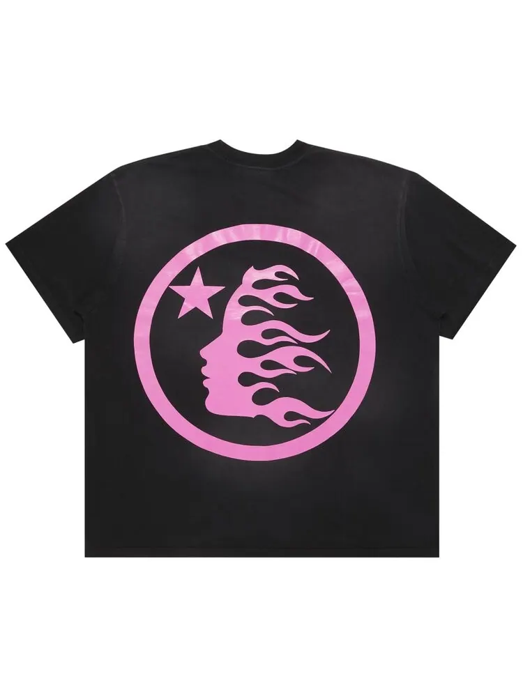 Футболка Hellstar Classic T-Shirt (Gel Print) — изображение 2 из 3, черный/розовый