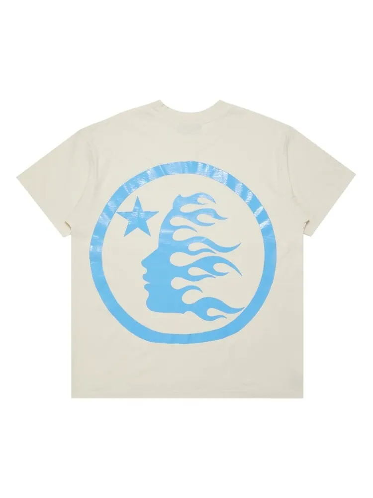 Футболка Hellstar Classic T-Shirt (Gel Print) — изображение 2 из 3, белый/синий