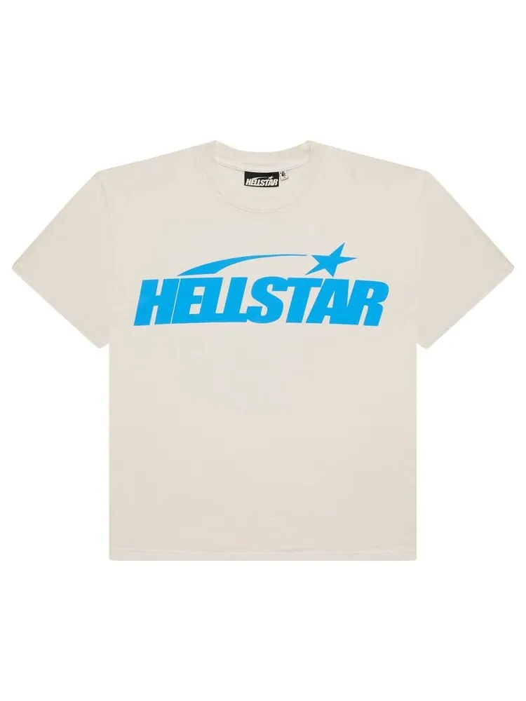 Футболка Hellstar Classic T-Shirt (Regular Print) — изображение 1 из 2, белый/синий