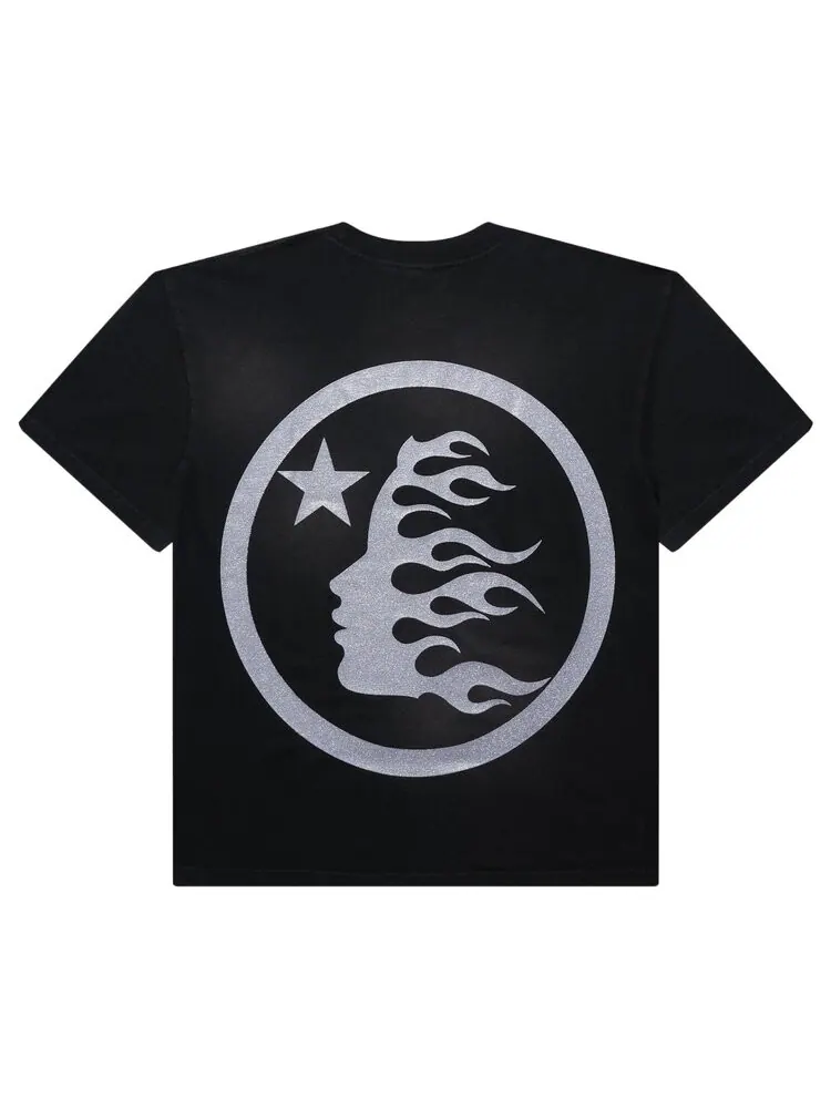 Футболка Hellstar Glitter Logo T-Shirt — изображение 2 из 2, черный