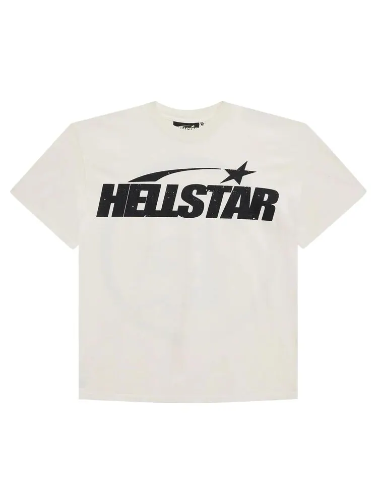 Футболка Hellstar Classic T-Shirt Gel Print White — изображение 1 из 2, белый