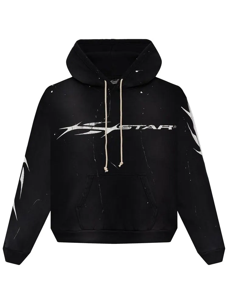 Худи Hellstar HStar Hoodie 'Black' — изображение 1 из 2, черный