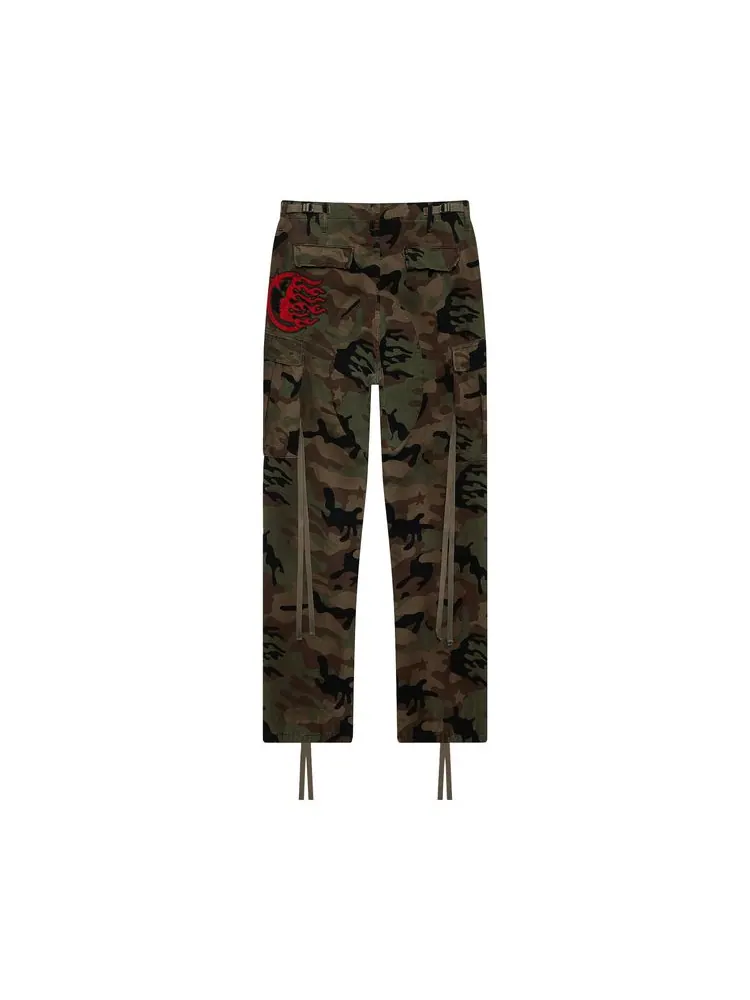 Брюки Hellstar Cargo Pants 'Camo' — изображение 2 из 2, камуфляж