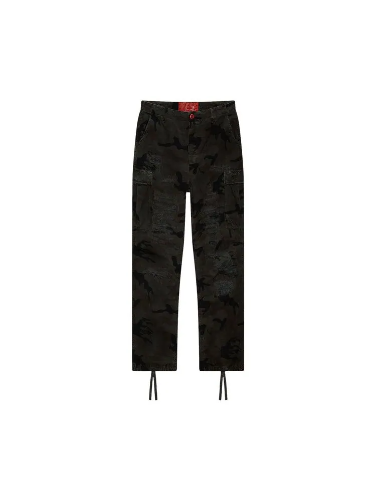 Брюки Hellstar Distressed Cargo Pants — изображение 1 из 2, черный