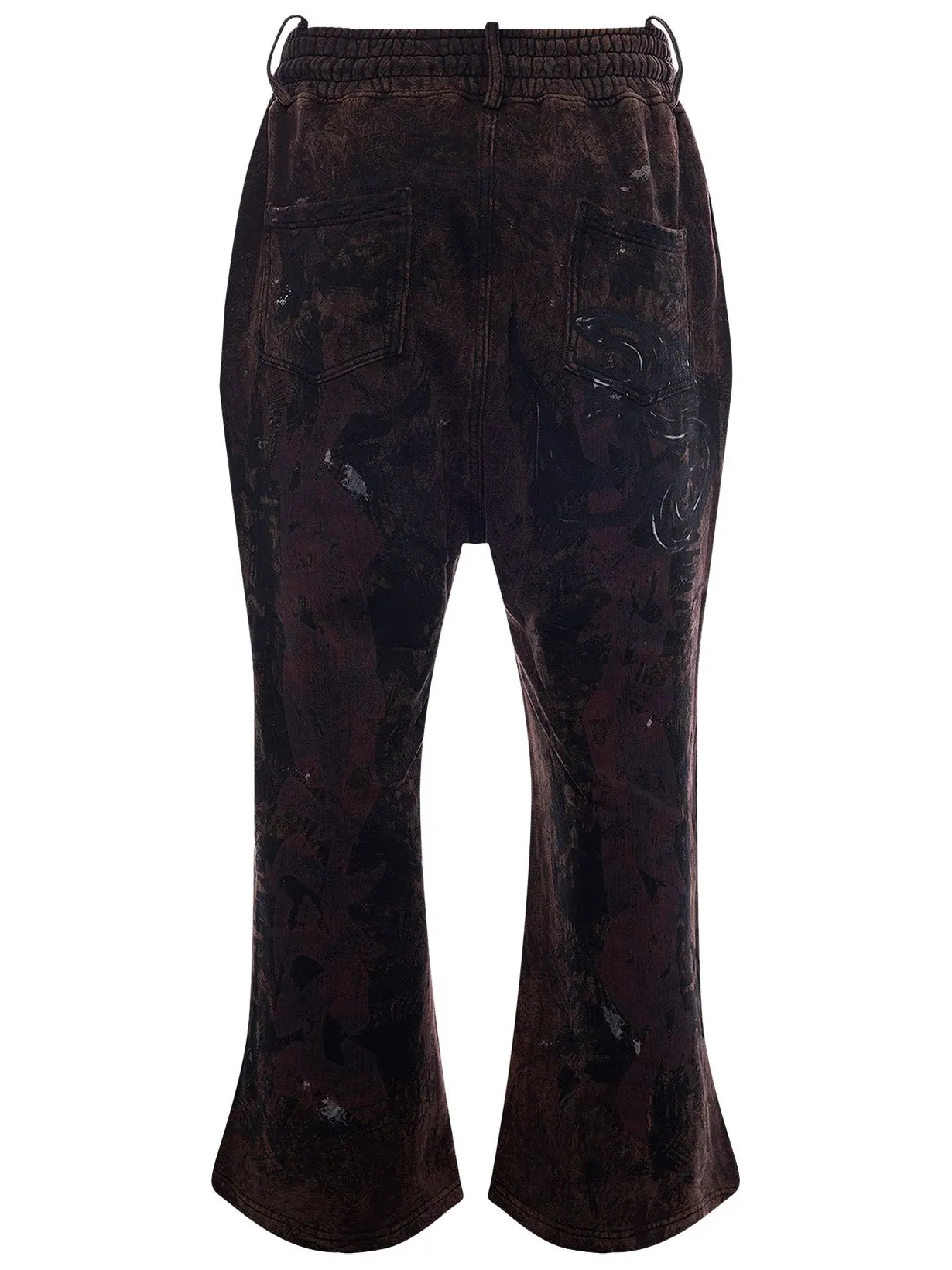 Спортивные штаны Hellstar Graffiti Sweatpants 'Brown' — изображение 2 из 2, коричневый