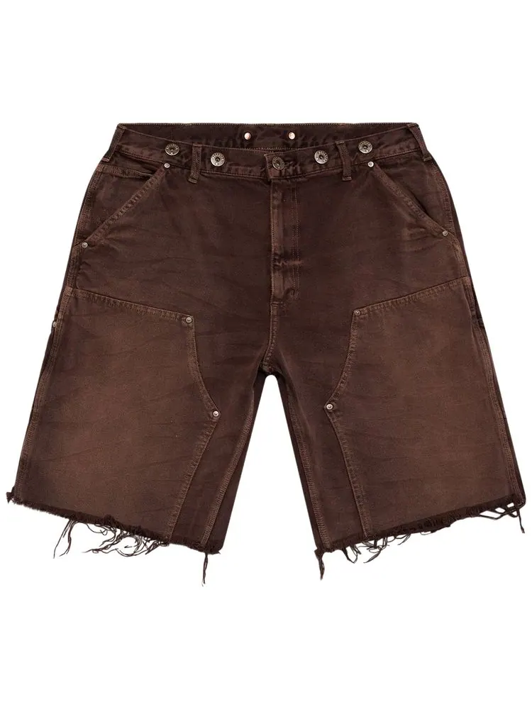 Шорты Hellstar Denim Shorts 'Brown' — изображение 1 из 3, коричневый