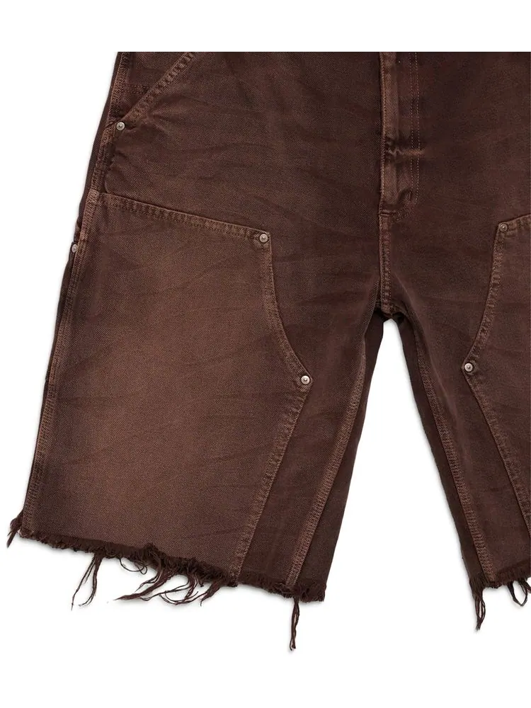 Шорты Hellstar Denim Shorts 'Brown' — изображение 3 из 3, коричневый