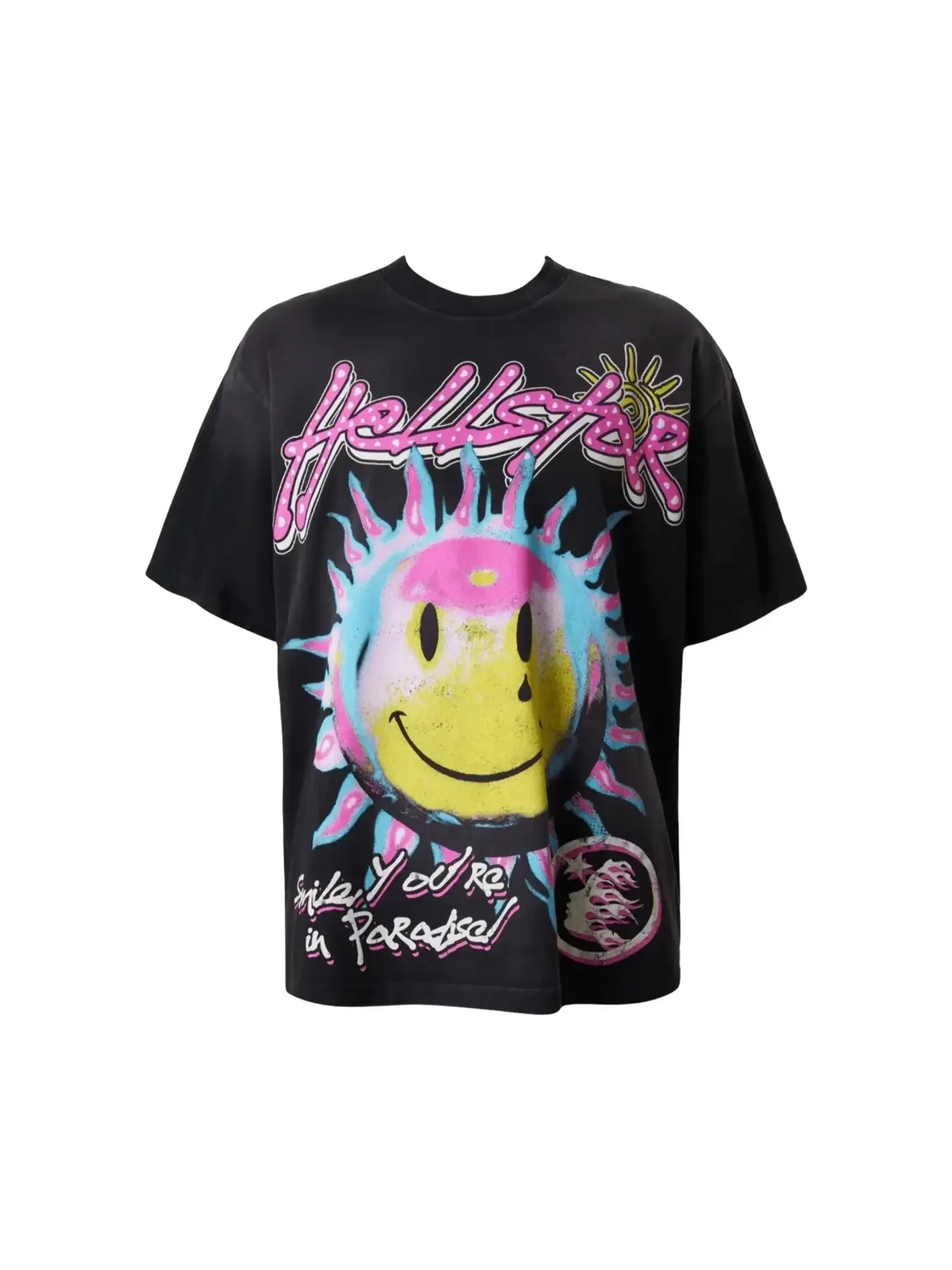 Футболка Hellstar Sun Smile — изображение 1 из 1, черный