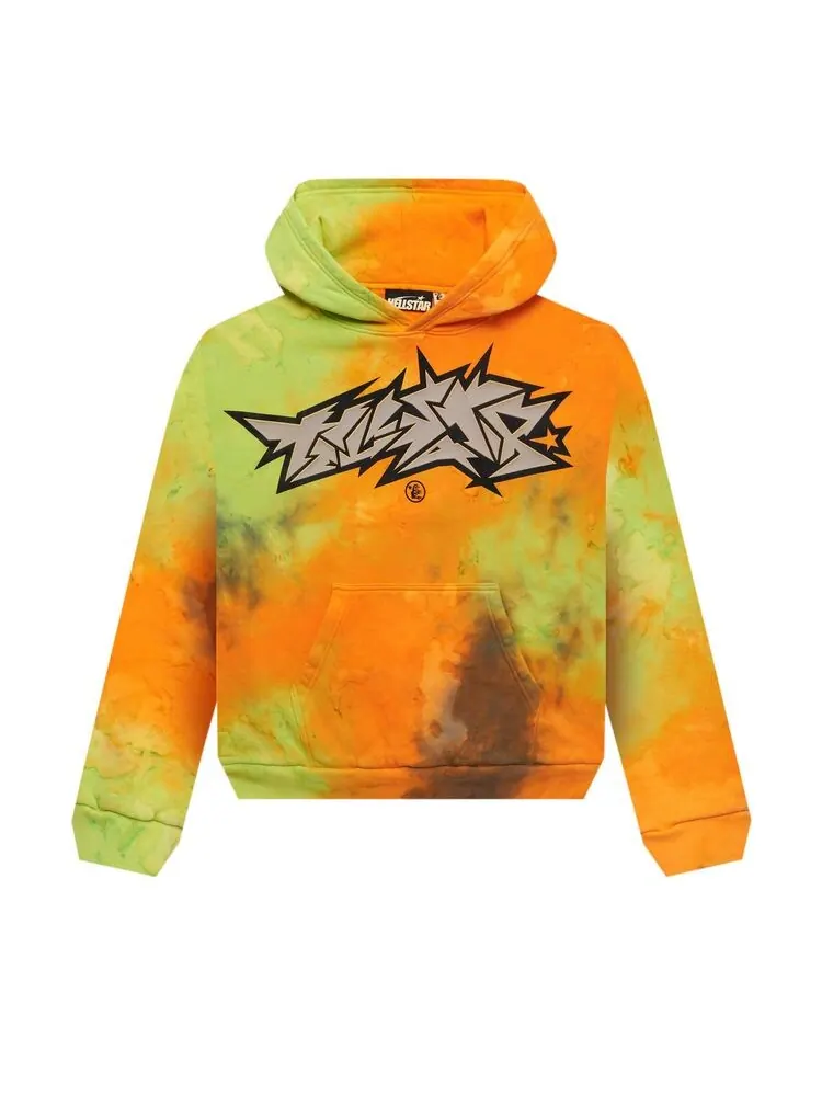 Худи Hellstar Halloween Vomit Hoodie Orange — изображение 1 из 2, оранжевый