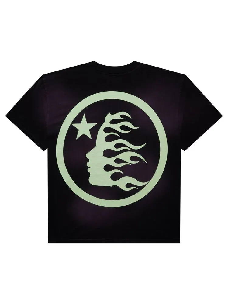 Футболка Hellstar Glow in the Dark Sports Logo T-Shirt Purple — изображение 2 из 2, фиолетовый