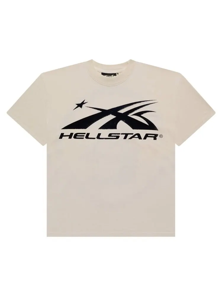 Футболка Hellstar Sports Core Gel Logo T-Shirt — изображение 1 из 2, белый/черный