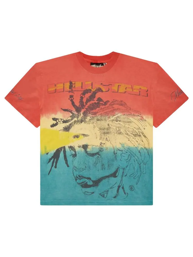 Футболка Hellstar Rasta T-Shirt — изображение 1 из 2, мульти