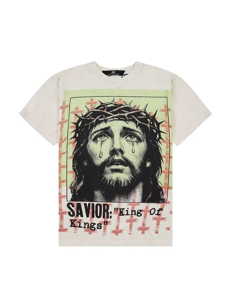 Футболка Hellstar Jesus T-Shirt — изображение 1 из 2, белый