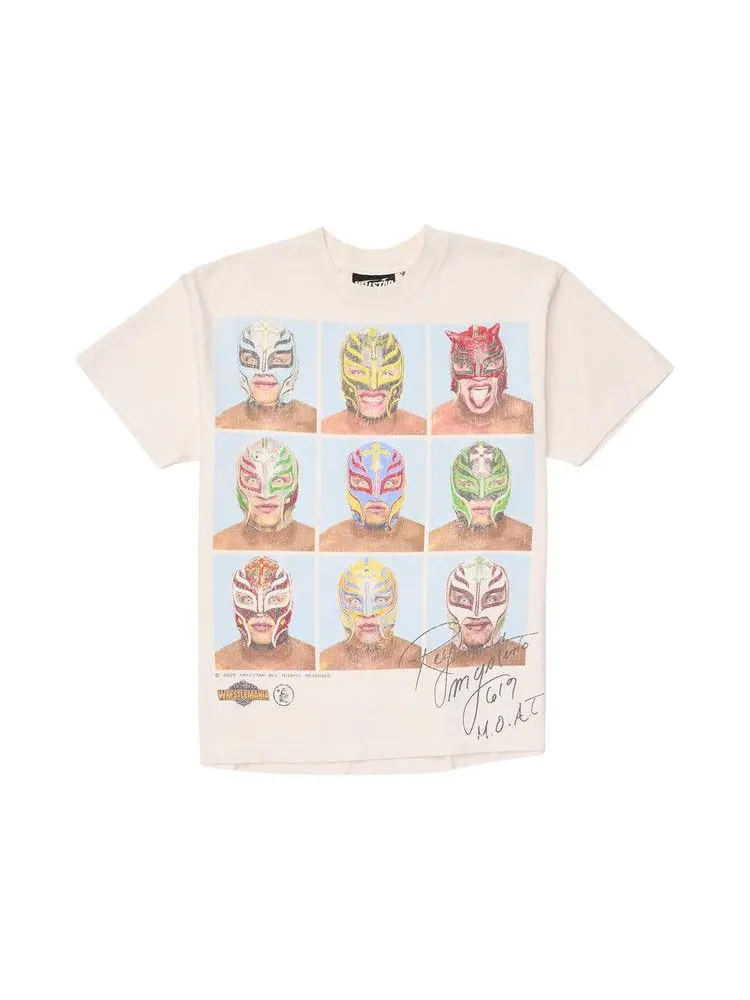 Футболка Hellstar x WWE Rey Mysterio T-Shirt — изображение 1 из 1, белый