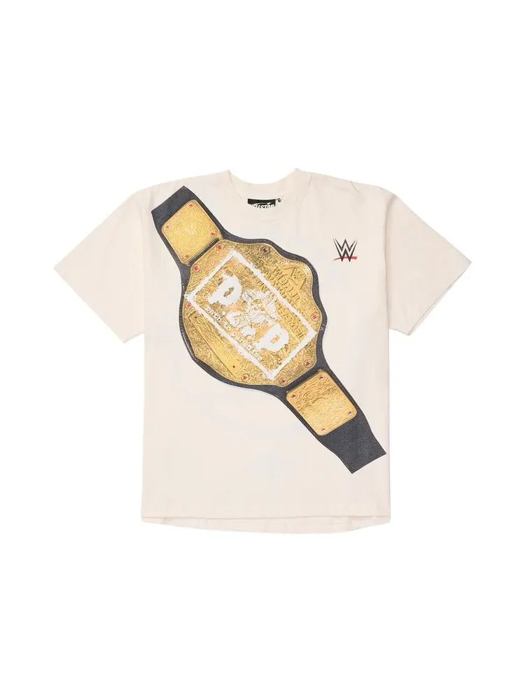 Футболка Hellstar x WWE P2P Heavyweight Championship T-Shirt — изображение 1 из 1, белый
