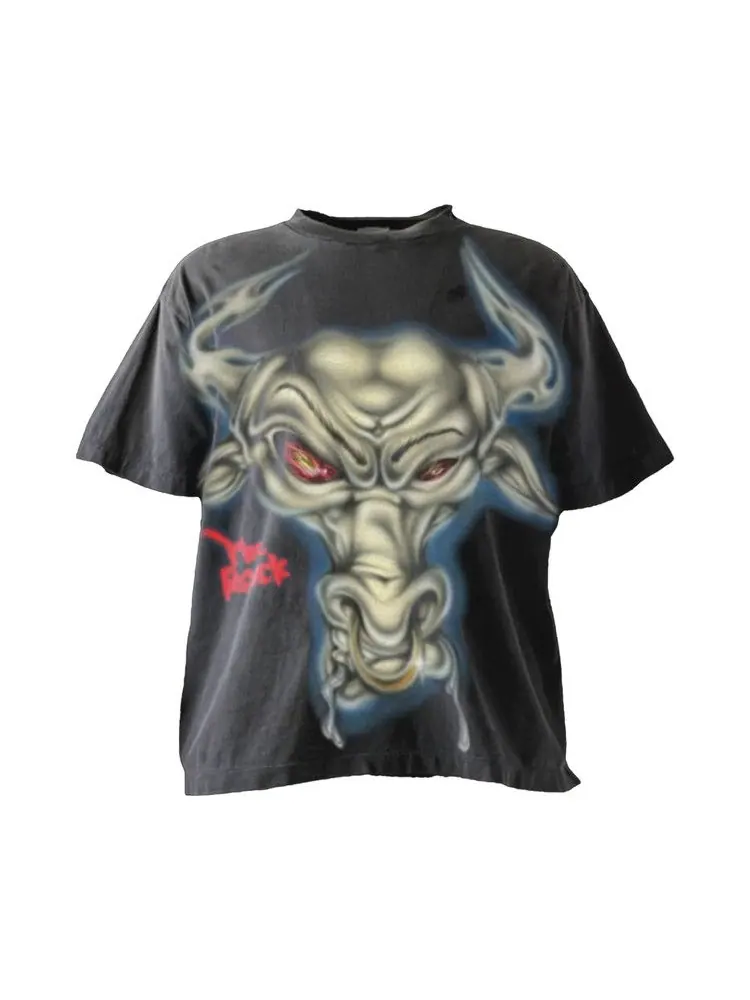 Футболка Hellstar x WWE Brahma Bull T-Shirt — изображение 1 из 1, черный