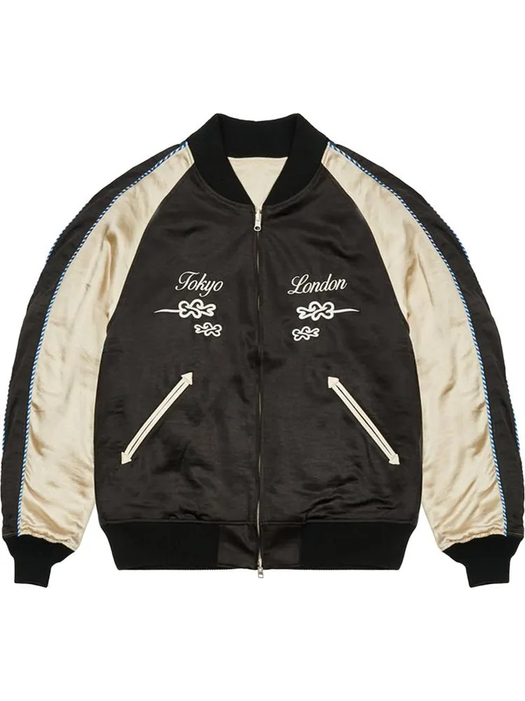 Куртка Y-3 x Palace Reversible Souvenir Jacket 'Navy/Cream' — синий