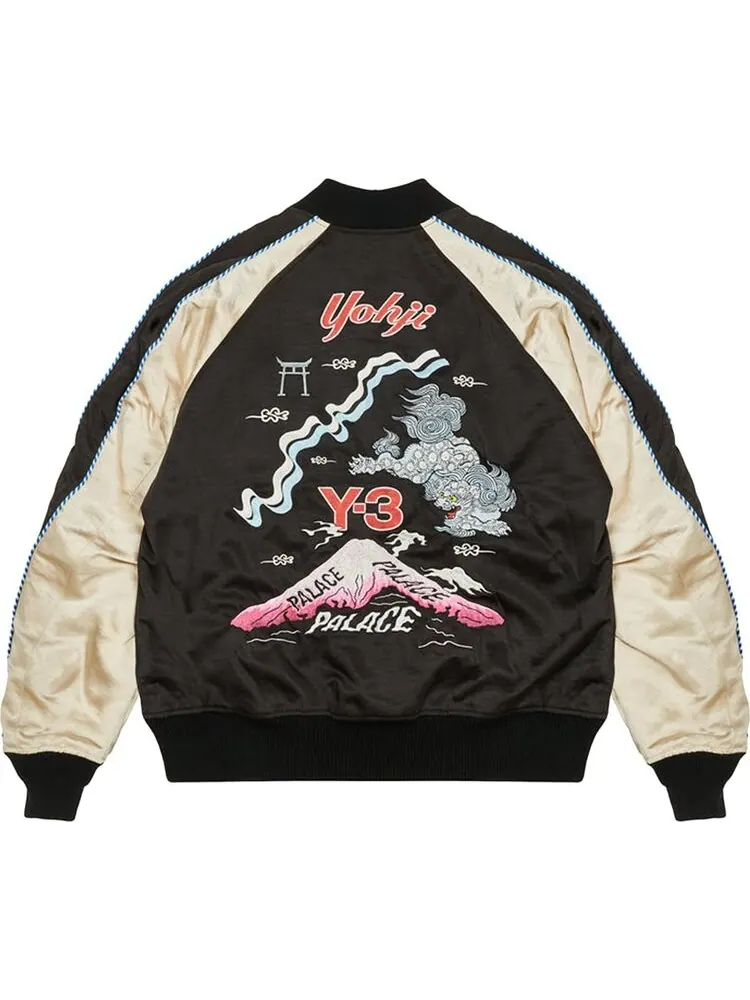 Куртка Y-3 x Palace Reversible Souvenir Jacket 'Navy/Cream' — изображение 2 из 3, синий