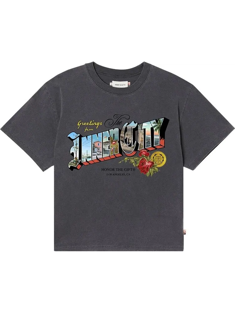 Футболка Honor The Gift Summer Greetings Tee 'Black' — черный
