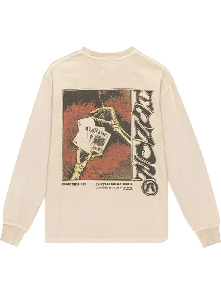 Лонгслив Honor The Gift Lucky Hand Long-Sleeve 'Cream' — изображение 2 из 2, бежевый