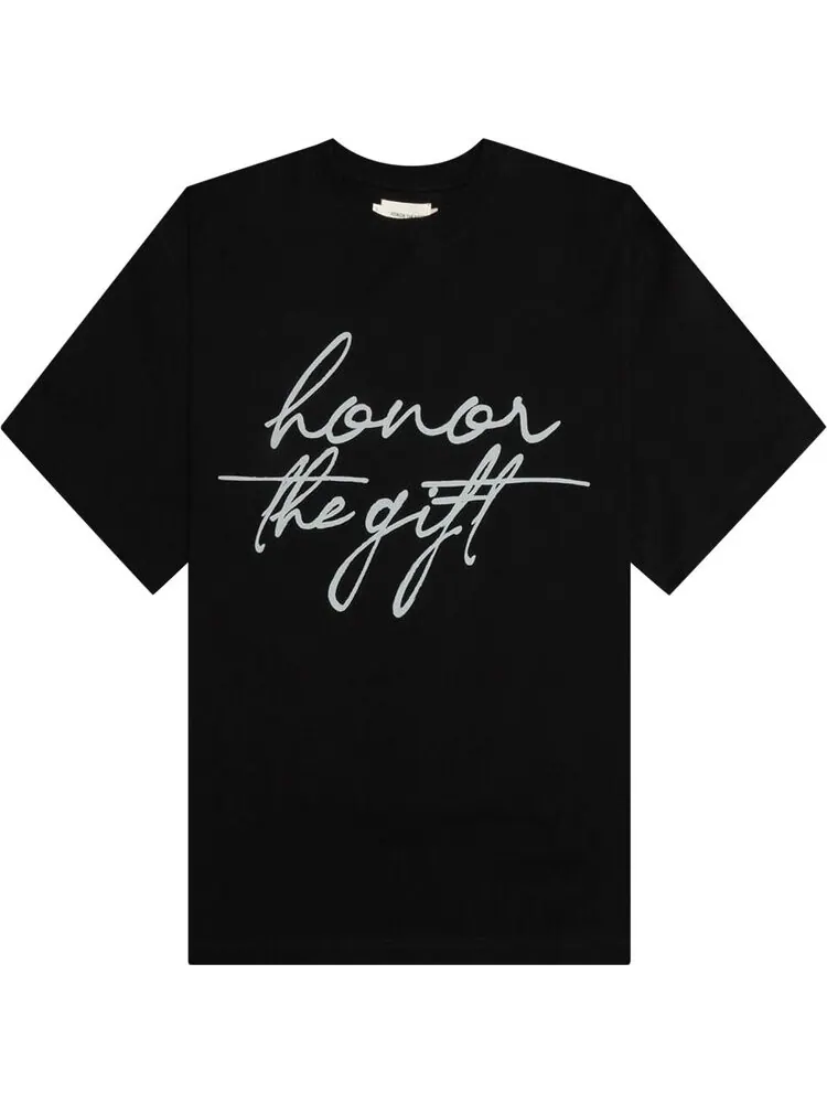 Футболка Honor The Gift Script T-Shirt Black — изображение 1 из 2, черный